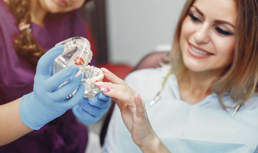 Eating with Denture Tips