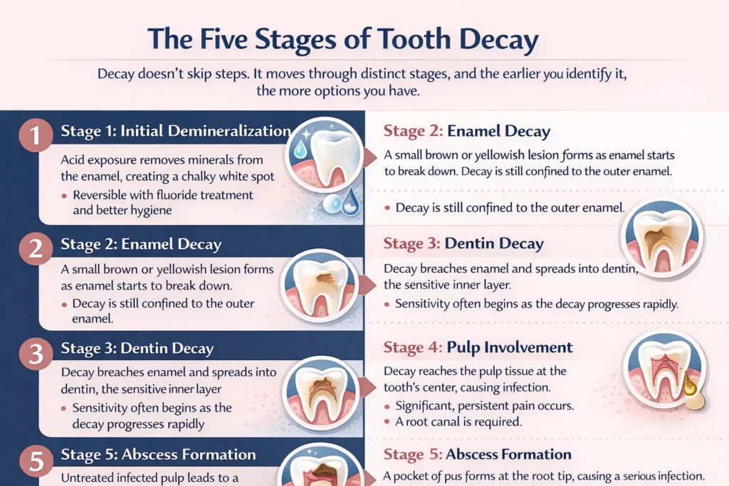 Stages of Tooth Decay